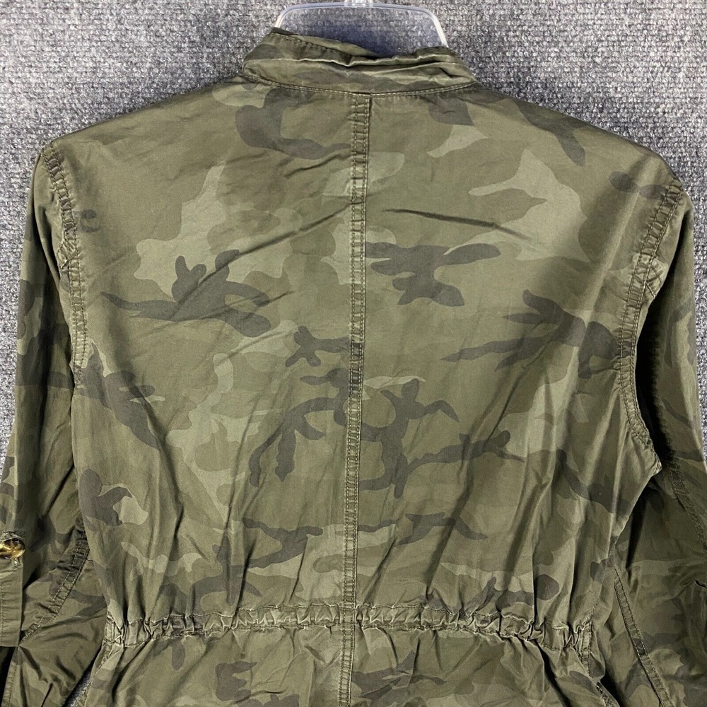 Buffalo‎ David Bitton Military Jacket Women's Medium Camouflage 100% Cotton - Picture 9 of 9